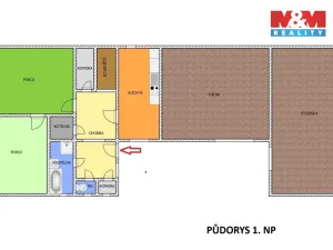 Prodej rodinného domu, Zbýšov - Klucké Chvalovice, 134 m2