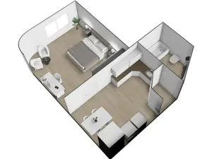 Pronájem bytu 1+1, Brno, Krkoškova, 35 m2