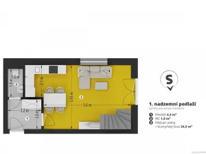Prodej bytu 3+kk, Zdětín, 78 m2