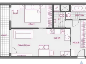 Prodej bytu 1+1, Praha - Stodůlky, Archeologická, 53 m2