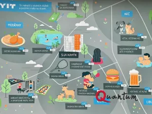 Pronájem bytu 2+kk, Praha - Kamýk, Hodkovická, 55 m2