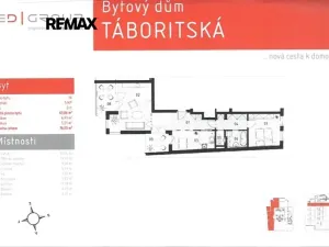 Prodej bytu 2+1, Praha - Žižkov, Táboritská, 64 m2