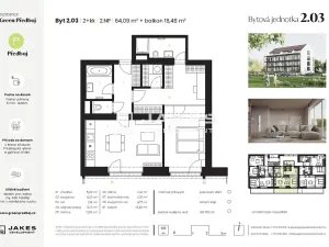 Prodej bytu 2+kk, Předboj, Ke Tvrzi, 82 m2