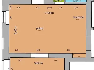 Pronájem bytu 2+kk, Liberec, Gorkého, 73 m2