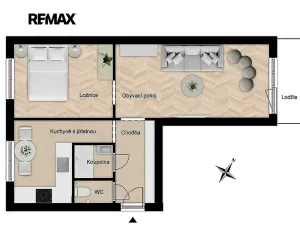 Prodej bytu 2+1, Slaný, Plynárenská, 49 m2