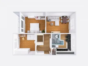 Pronájem bytu 3+1, Jablonec nad Nisou, Skřivánčí, 64 m2