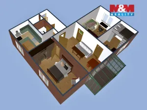 Prodej bytu 4+1, Ostrava - Poruba, Žilinská, 68 m2