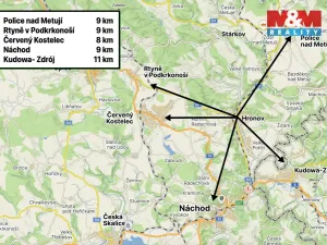 Prodej bytu 3+1, Hronov, Jiráskova, 73 m2