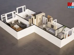 Prodej bytu 2+1, Bílina, Sídliště Za Chlumem, 60 m2