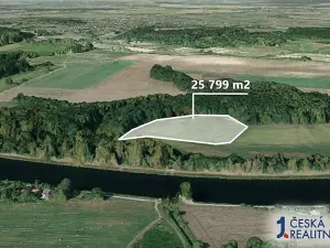 Prodej podílu pole, Kostelec nad Labem, Rudeč, 644 m2