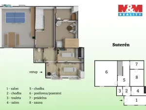 Prodej rodinného domu, Pchery, V Ořechovce, 228 m2