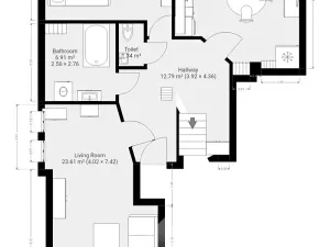 Pronájem bytu 4+1, Luka nad Jihlavou, nám. 9. května, 112 m2