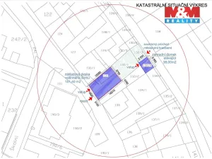 Prodej pozemku pro bydlení, Moravský Krumlov, Palackého, 343 m2