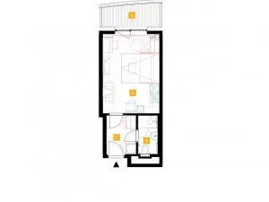 Pronájem bytu 1+kk, Praha - Stodůlky, Mukařovského, 27 m2