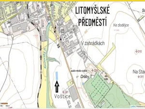 Prodej komerčního pozemku, Vysoké Mýto, Voštice, 3446 m2