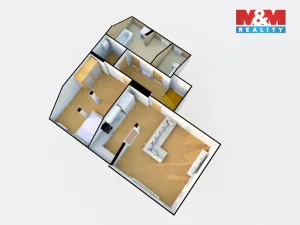 Prodej bytu 2+kk, Děčín - Děčín IV-Podmokly, Jungmannova, 84 m2