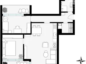 Prodej bytu 3+kk, Praha - Vysočany, Kolmá, 81 m2