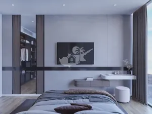 Prodej bytu 1+kk, Trikomo, Kypr, 39 m2