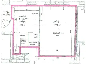 Pronájem bytu 1+1, Praha - Staré Město, Národní, 43 m2