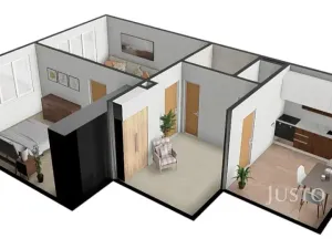 Prodej bytu 2+1, Písek, Šafaříkova, 52 m2