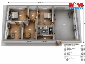 Prodej rodinného domu, Lošany - Lošánky, 101 m2