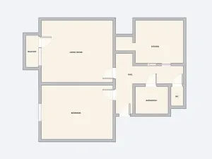 Pronájem bytu 2+1, Praha - Žižkov, Křivá, 50 m2