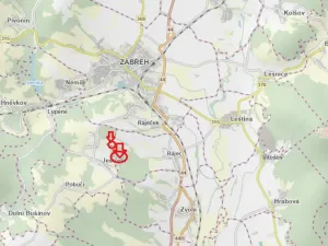 Prodej lesa, Rájec, 5476 m2