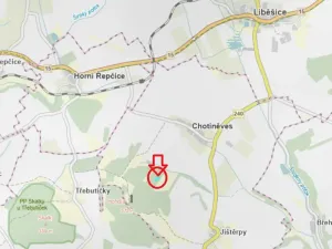 Prodej lesa, Chotiněves, 3854 m2