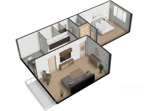 Prodej bytu 2+1, Písek, třída Přátelství, 60 m2