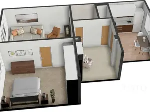 Prodej bytu 2+1, Písek, Šafaříkova, 52 m2