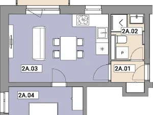 Prodej bytu 2+kk, Praha - Zbraslav, Elišky Přemyslovny, 44 m2