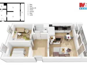 Prodej bytu 3+1, Praha - Prosek, Bílinská, 54 m2