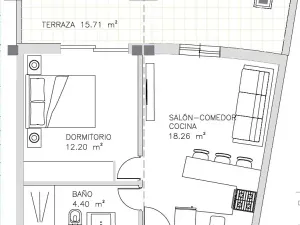 Prodej bytu 2+kk, Rincón de la Victoria, Španělsko, 35 m2