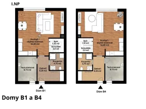 Prodej rodinného domu, České Budějovice, 75 m2