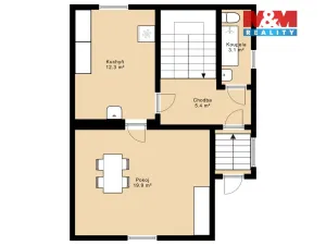 Prodej rodinného domu, Dačice - Dačice V, Husova, 56 m2