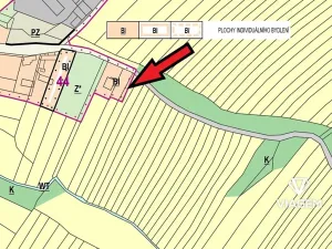 Prodej podílu zahrady, Dobrkovice, 886 m2