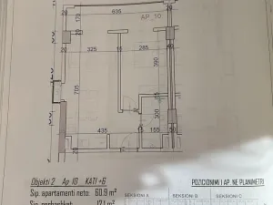 Prodej bytu 1+kk, Rruga Viena, Golem, Albánie, 37 m2
