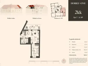 Prodej bytu 2+kk, Praha - Nusle, V Horkách, 41 m2