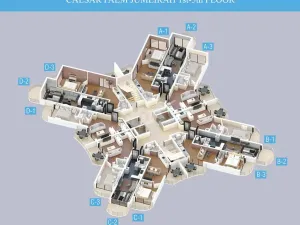 Prodej bytu 2+kk, Trikomo, Kypr, 59 m2