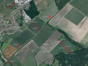 Prodej pole, Mikulčice, 14078 m2