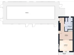 Prodej bytu 1+kk, Santa Maria, Kapverdy, 39 m2