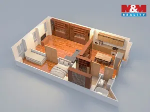 Prodej bytu 2+1, Praha - Nové Město, Krakovská, 65 m2