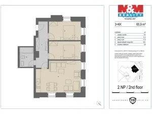 Prodej bytu 3+kk, Merklín - Pstruží, 62 m2