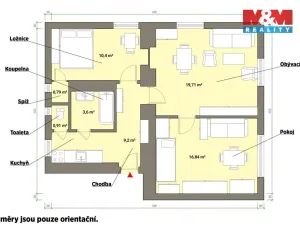 Prodej bytu 3+kk, Mariánské Lázně - Úšovice, Americká, 77 m2