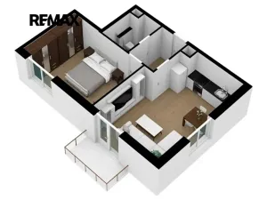 Pronájem bytu 2+kk, Plzeň, Pecháčkova, 47 m2