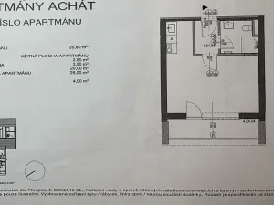 Prodej bytu 1+kk, Janov nad Nisou, 27 m2