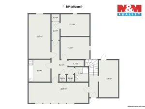 Prodej rodinného domu, Jáchymov - Mariánská, Marie Majerové, 180 m2