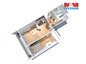 Prodej bytu 2+kk, Praha - Stodůlky, V hůrkách, 40 m2