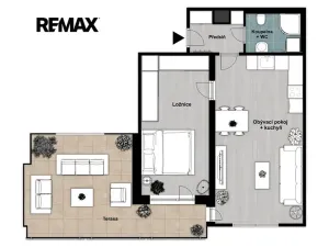 Pronájem bytu 2+kk, Kolín, Antonína Dvořáka, 52 m2