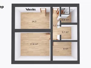 Prodej rodinného domu, Cerekvice nad Bystřicí, 62 m2